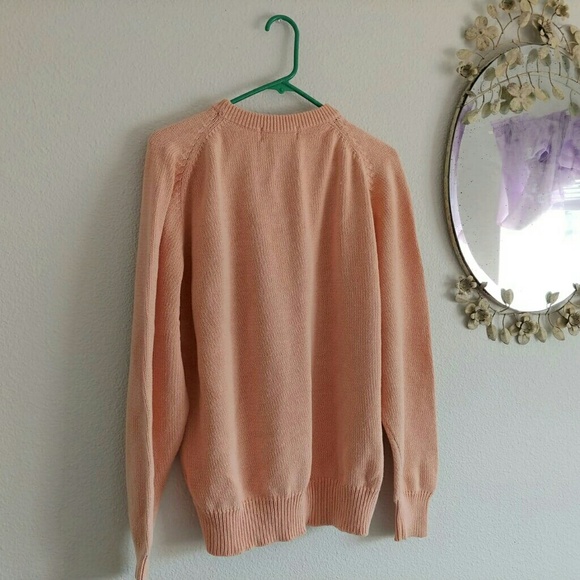 Eddie Bauer peachy colored sweater. - Picture 2 of 2